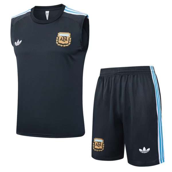 Debardeur Short Argentine 2025 2026 Bleu Sombre