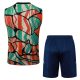 Debardeur Short Arsenal 2024 2025 Rouge Vert - Image 4