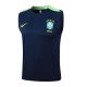 Debardeur Short Bresil 2024 2025 Bleu Fonc?? - Image 2