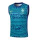 Debardeur Short Bresil 2024 2025 Bleu Vert - Image 2