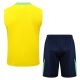 Debardeur Short Bresil 2024 2025 Jaune - Image 4