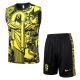 Debardeur Short Bresil 2024 2025 Jaune Motif