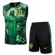 Debardeur Short Bresil 2024 2025 Vert Motif