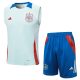 Debardeur Short Espagne 2024 2025 Blanc