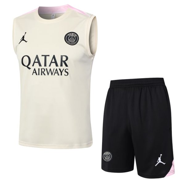 Debardeur Short PSG 2024 2025 Beige