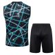 Debardeur Short PSG 2025 2026 Noir Bleu Ciel - Image 4