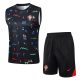 Debardeur Short Portugal 2024 2025 Noir Motif