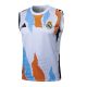 Debardeur Short Real Madrid 2024 2025 Blanc Tache - Image 2