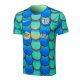 Ensemble Maillot Short Barca 2024 2025 Vert Bleu - Image 2
