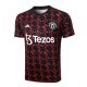 Ensemble Maillot Short Manchester United 2024 2025 Noir Rouge - Image 2