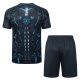 Ensemble Maillot Short Naples 2025 2026 Noir Motif - Image 4