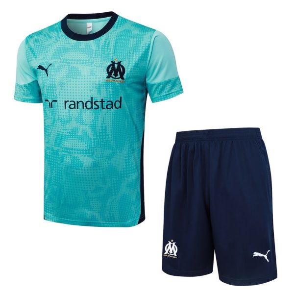 Ensemble Maillot Short OM 2025 2026 Vert