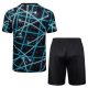 Ensemble Maillot Short PSG 2025 2026 Noir Bleu Ciel - Image 4