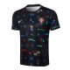 Ensemble Maillot Short Portugal 2024 2025 Noir Motif - Image 2