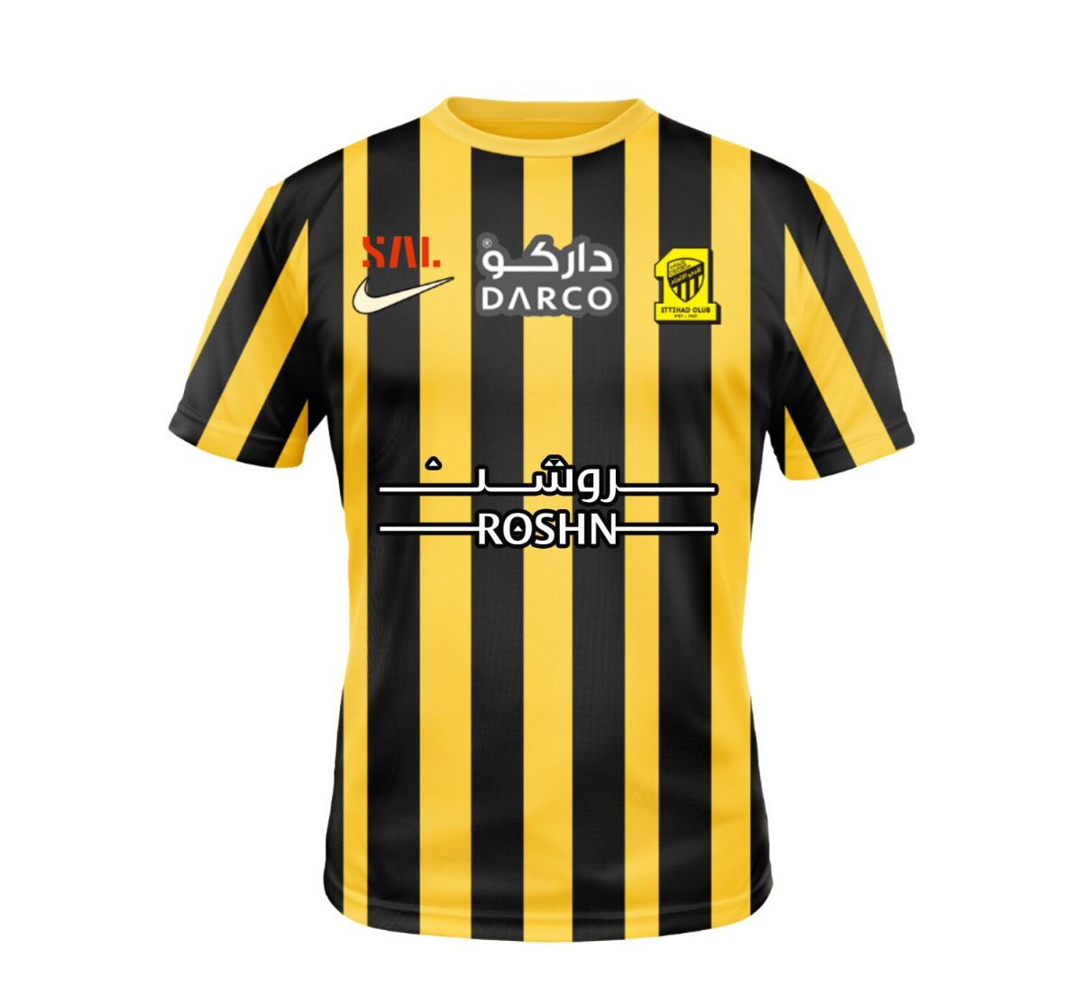 MAILLOT AL-ITTIHAD DOMICILE 2022 2023 - Image 1