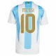 Maillot Argentine Domicile 2024 2025 Messi Gold - Image 3