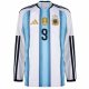 Maillot Argentine Domicile 2026 2027 J. Alvarez Manches Longues - Image 3