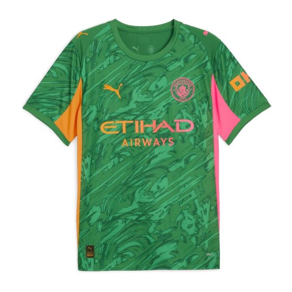 Maillot Enfant Manchester City Domicile 2025 2026 Gardien Vert