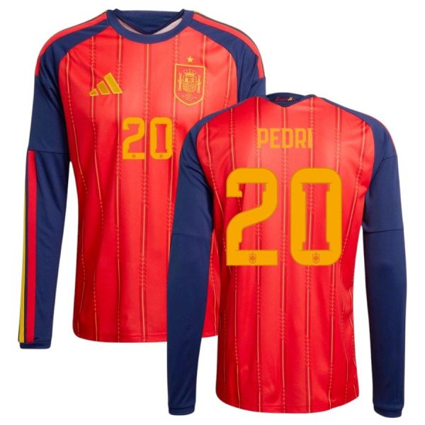 Maillot Espagne Domicile 2026 2027 Pedri Manches Longues