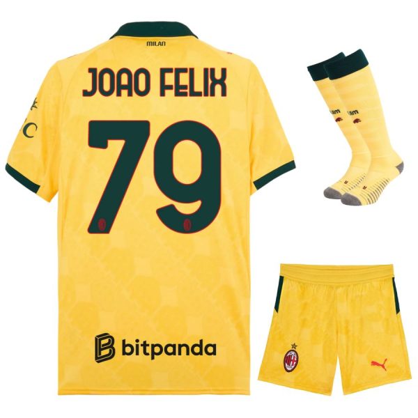Maillot Kit Enfant Milan AC Third 2025 2026 Joao F??lix