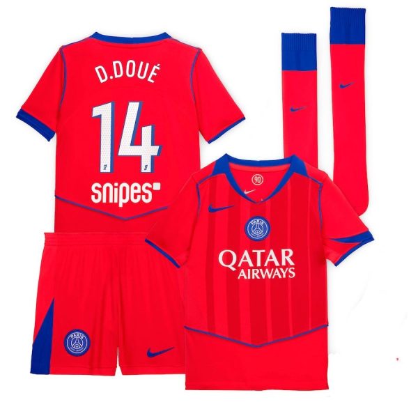 Maillot Kit Enfant PSG Third 2025 2026 D??sir?? Dou??