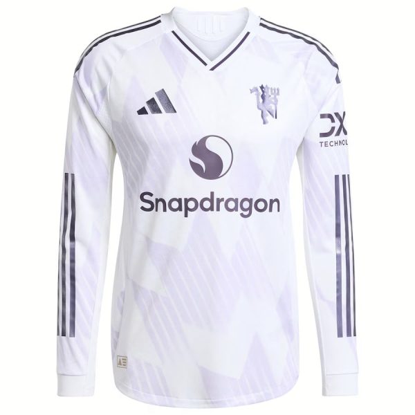 Maillot Manchester United Exterieur 2025 2026 Manches Longues