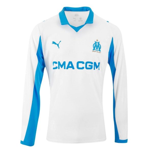 Maillot OM Domicile 2025 2026 Manches Longues