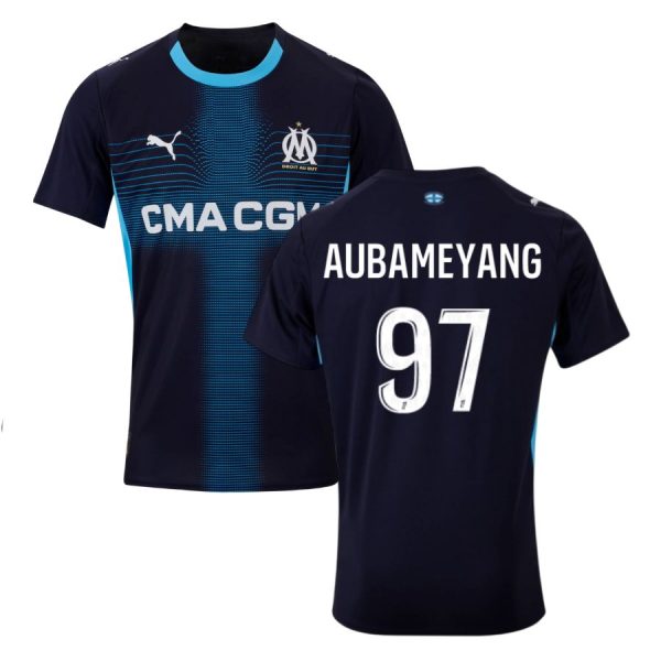 Maillot OM Exterieur 2025 2026 Aubameyang