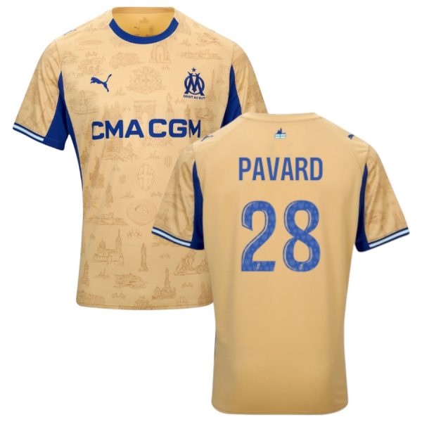 Maillot OM Fourth 2025 2026 Pavard