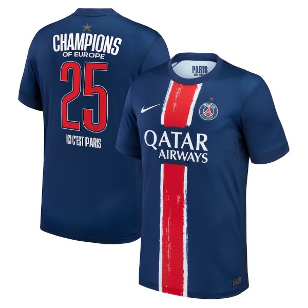 Maillot PSG Champions D??Europe 2025 1 Etoile