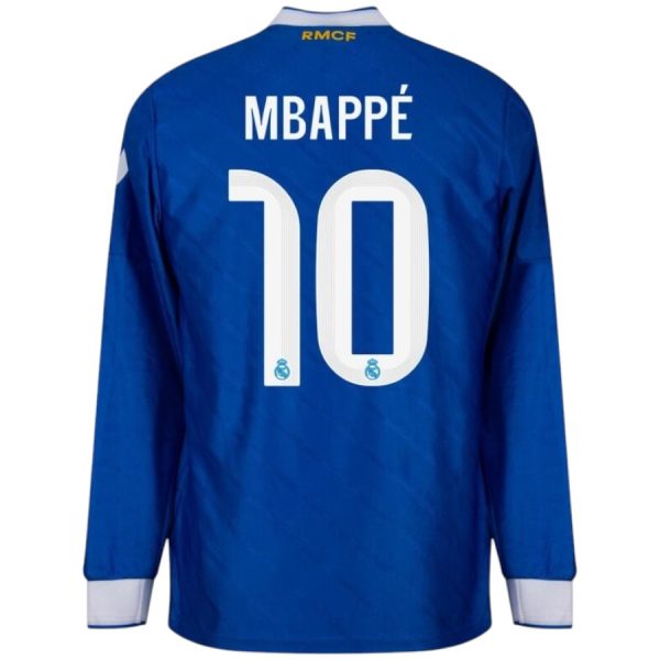 Maillot Real Madrid 2025 2026 Third Manches longues Mbapp??