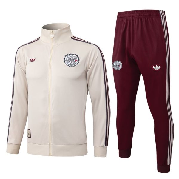 Survetement Ajax Veste 2025 2026 Beige
