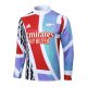 Survetement Arsenal Training 2024 2025 Bleu Rouge - Image 2