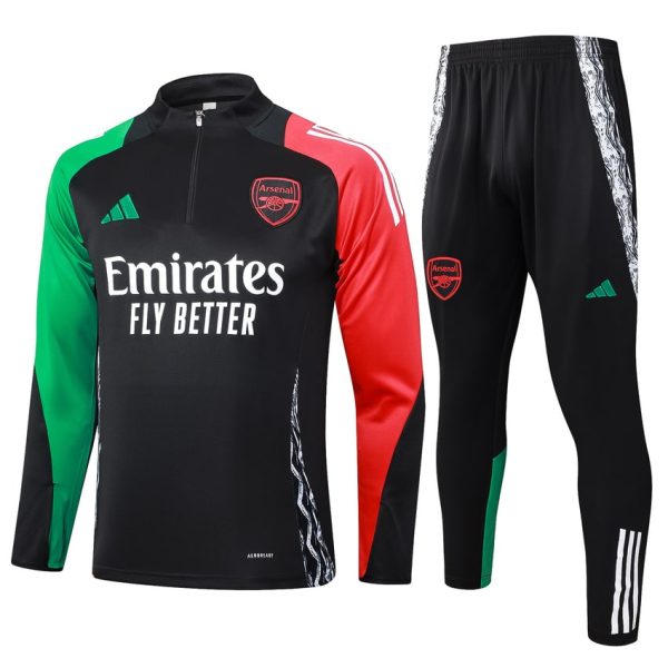 Survetement Arsenal Training 2024 2025 Noir Fonc??