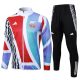 Survetement Arsenal Veste 2024 2025 Bleu Rouge