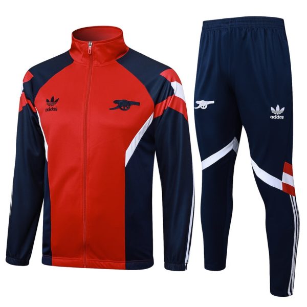 Survetement Arsenal Veste 2024 2025 Rouge Fonc??
