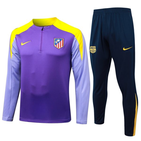 Survetement Atletico Madrid Training 2025 2026 Violet Jaune