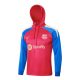 Survetement Barca Sweat 2024 2025 Rouge Clair - Image 2