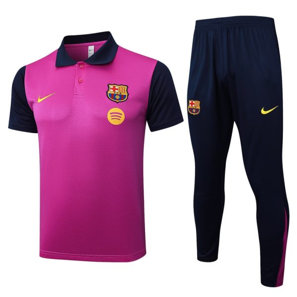 Survetement Barca Polo 2024 2025 Rose Clair