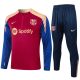Survetement Barca Training 2024 2025 Rouge Fonc??