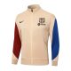 Survetement Barca Veste 2024 2025 Beige - Image 2