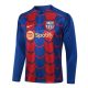 Survetement Barca Training 2024 2025 Bleu Rouge - Image 2