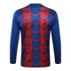 Survetement Barca Training 2024 2025 Bleu Rouge - Image 3