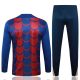 Survetement Barca Training 2024 2025 Bleu Rouge - Image 4
