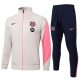 Survetement Barca Veste 2025 2026 Beige Rose