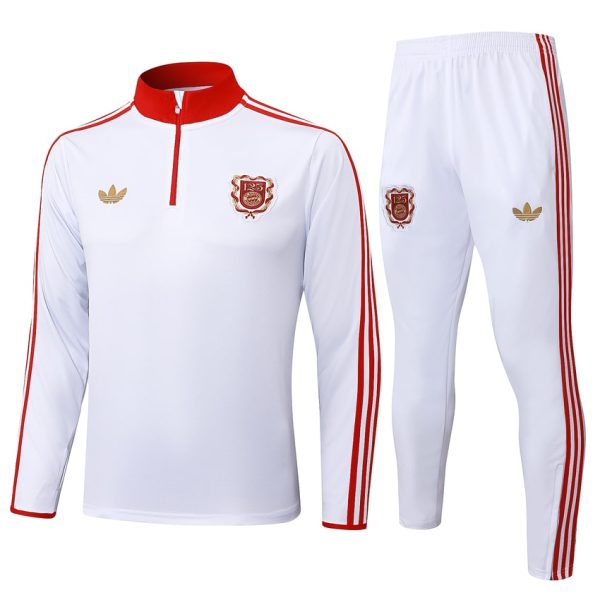 Survetement Bayern Munich Training 2024 2025 Blanc Rouge
