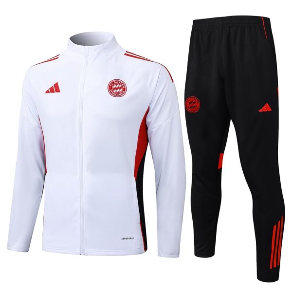 Survetement Bayern Munich Veste 2025 2026 Blanc Clair