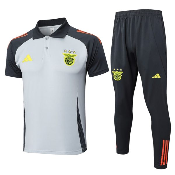 Survetement Benfica Polo 2024 2025 Blanc Noir