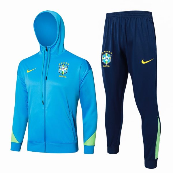 Survetement Bresil Sweat 2024 2025 Bleu Ciel