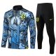 Survetement Bresil Training 2024 2025 Bleu Motif